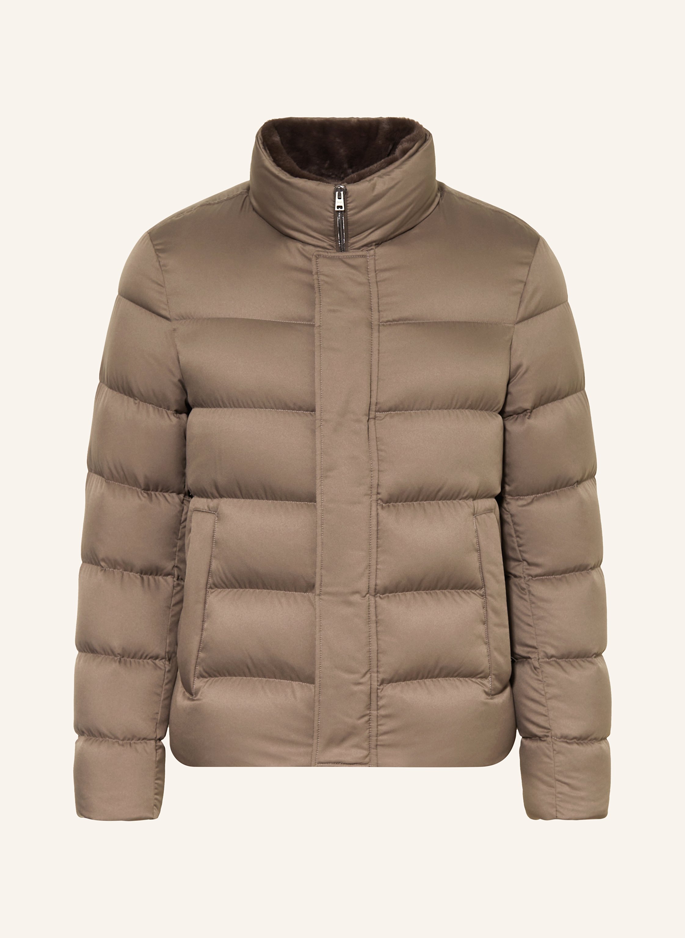 HERNO Daunenjacke mit abnehmbarem Kunstfell