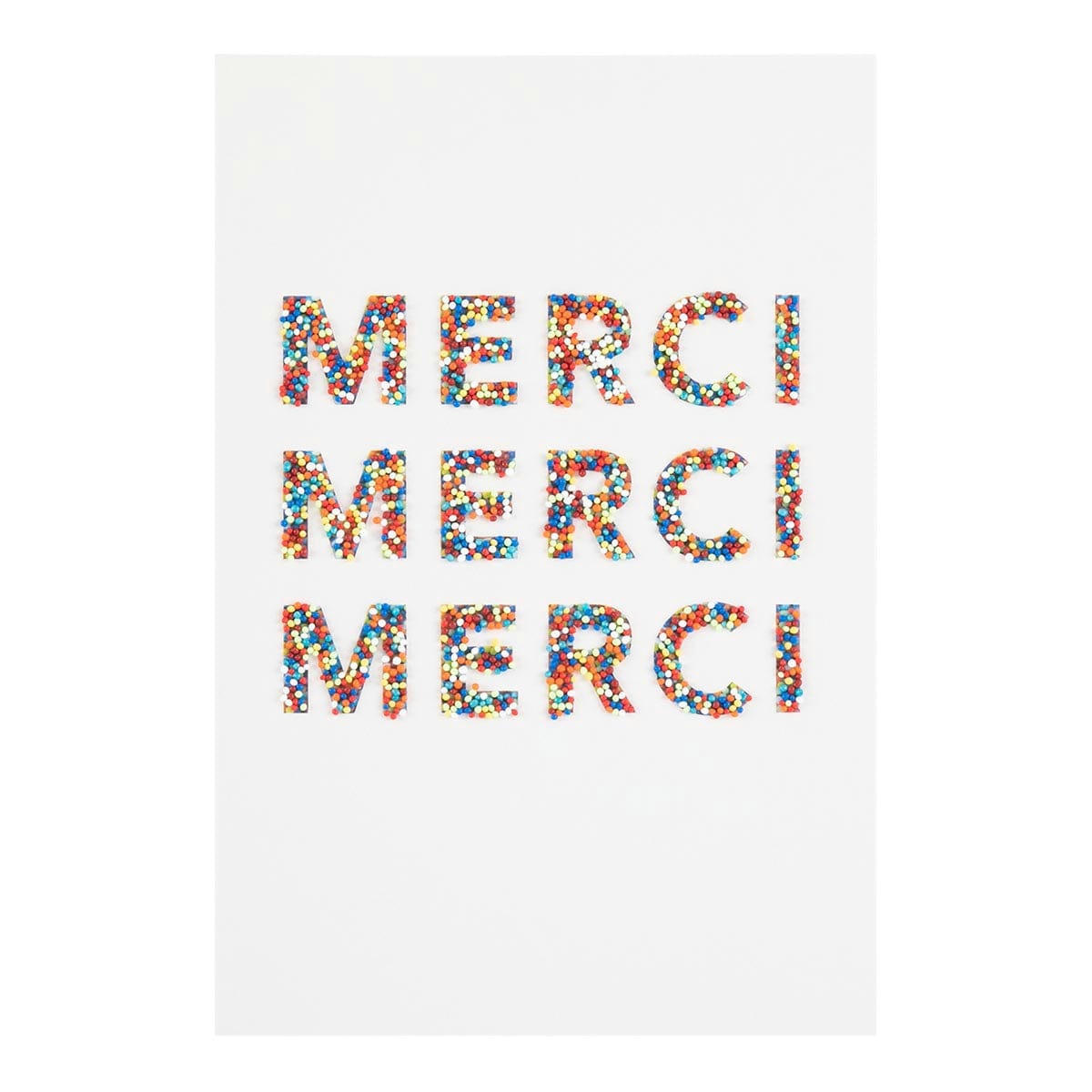 - Carte Merci Multicolore