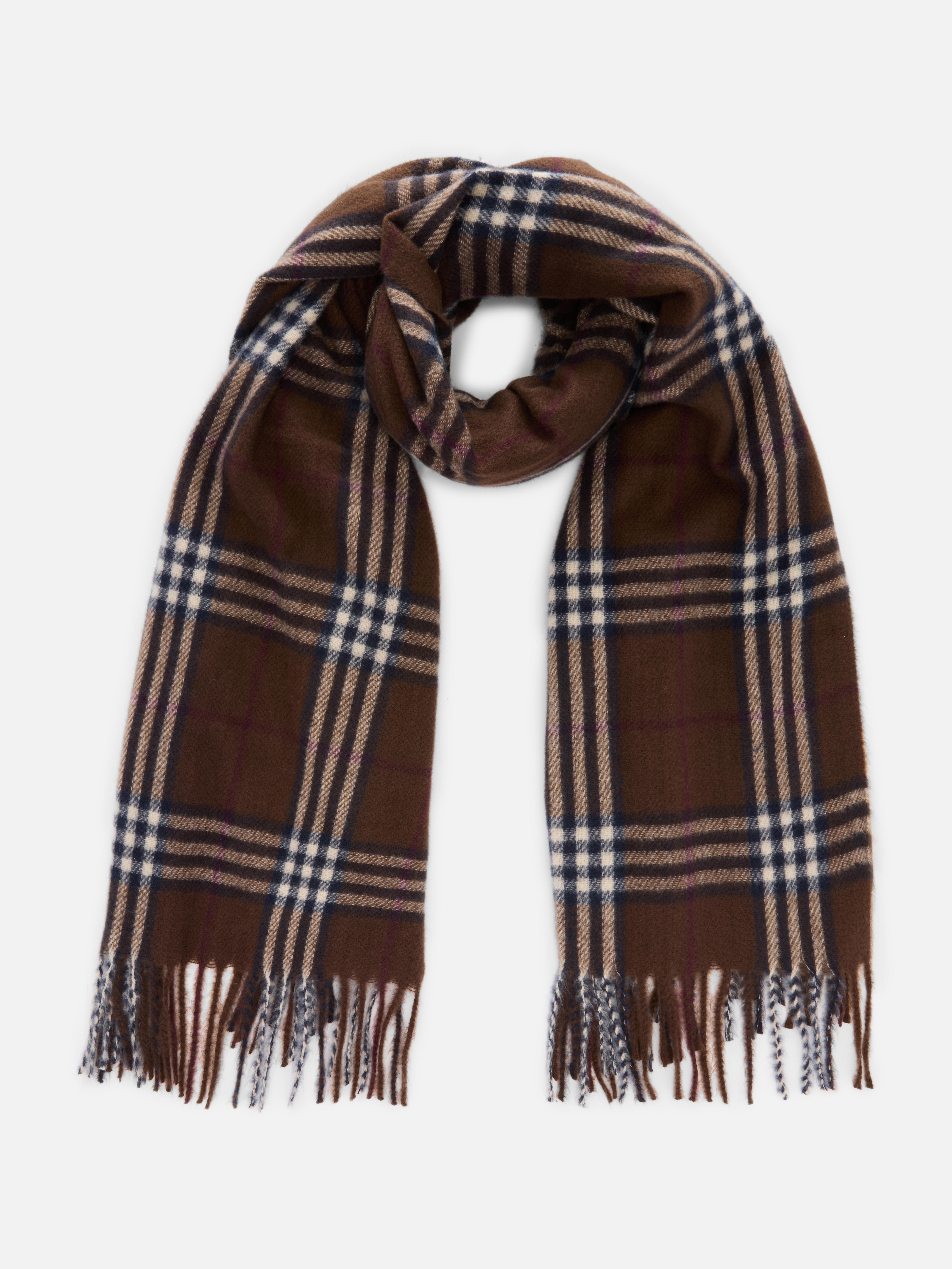 Printed Tassel Scarf