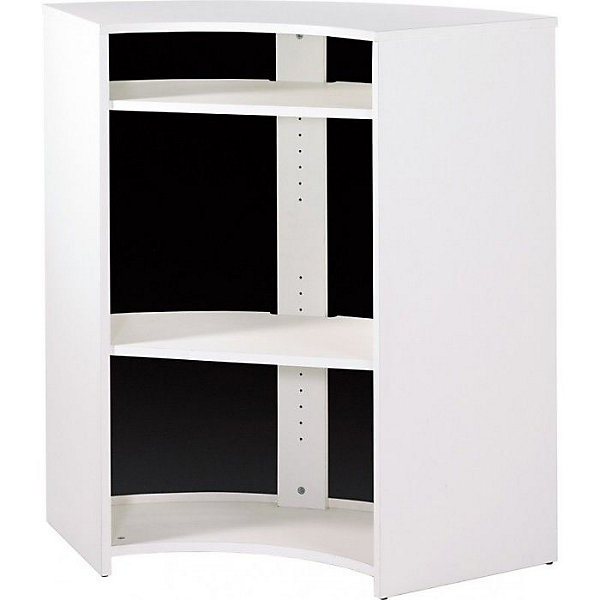 Meuble bar SIMMOB 106,9x53,3x104,8 cm Blanc réversible