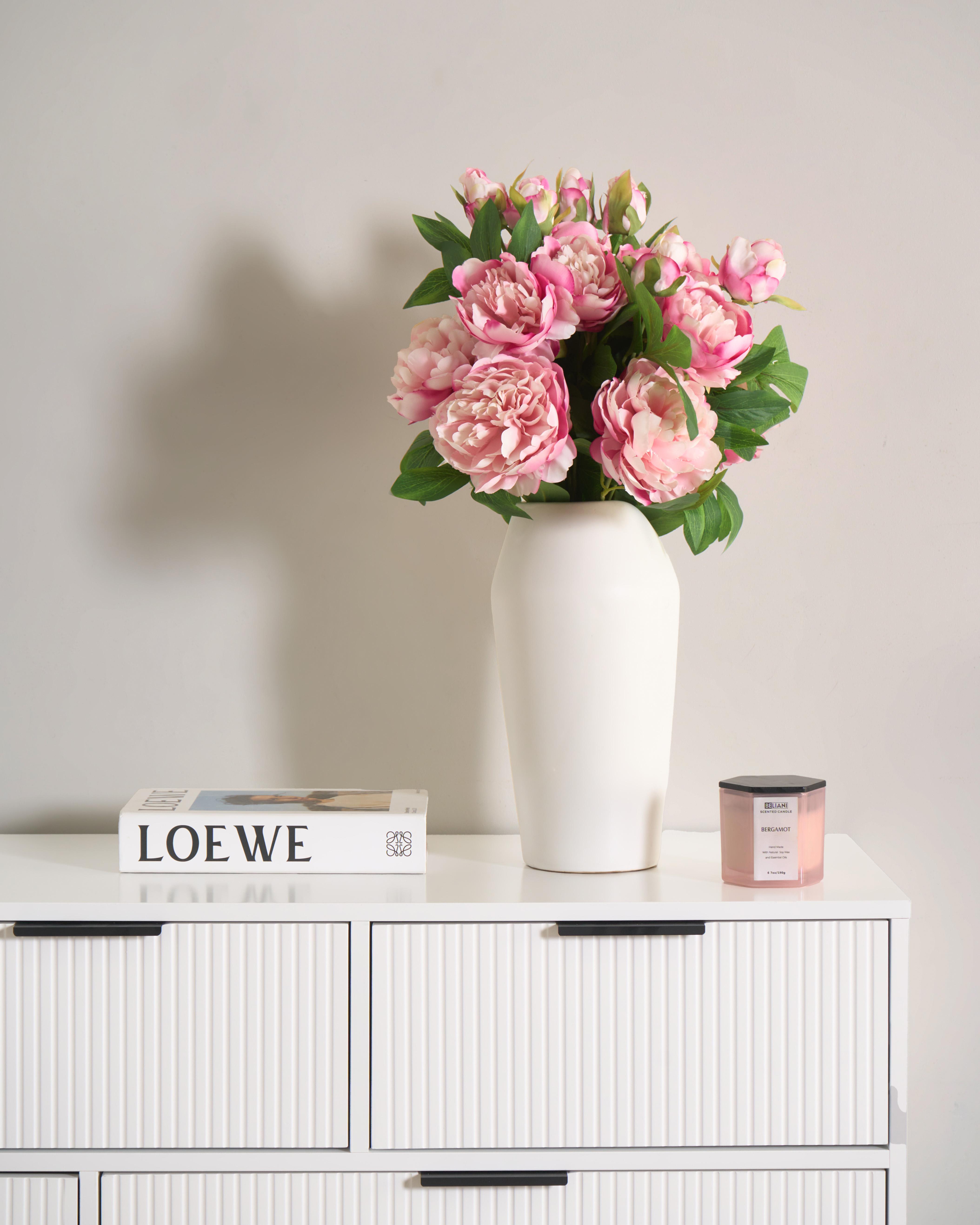 Artificial Flower Bouquet COLARES 62 cm Pink