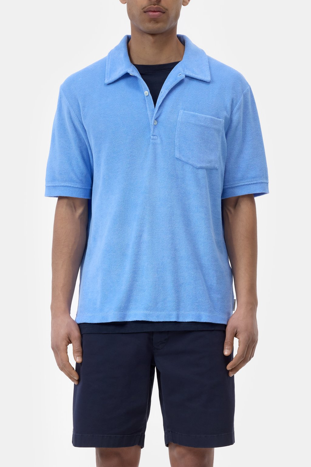 Frottee Shirt aus Baumwoll-Mix