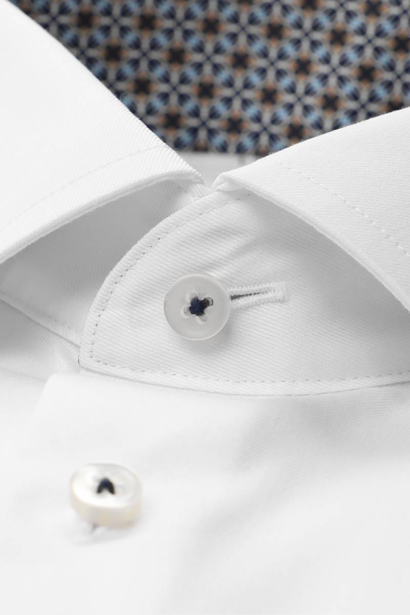 ETERNA 1863 Slim Fit Hemd weiss, Einfarbig