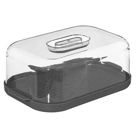 PUDEŁKO NA SER Fresh Eat PLASTIKOWE szare SZCZELNA POKRYWA
