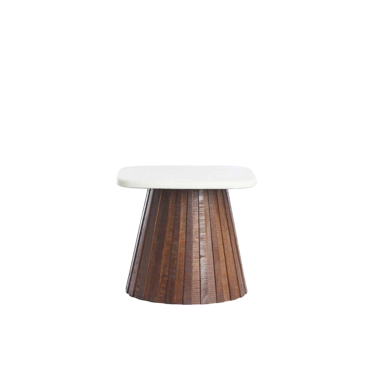 Light & Living bijzettafel Okato - wit - 45x45x40cm
