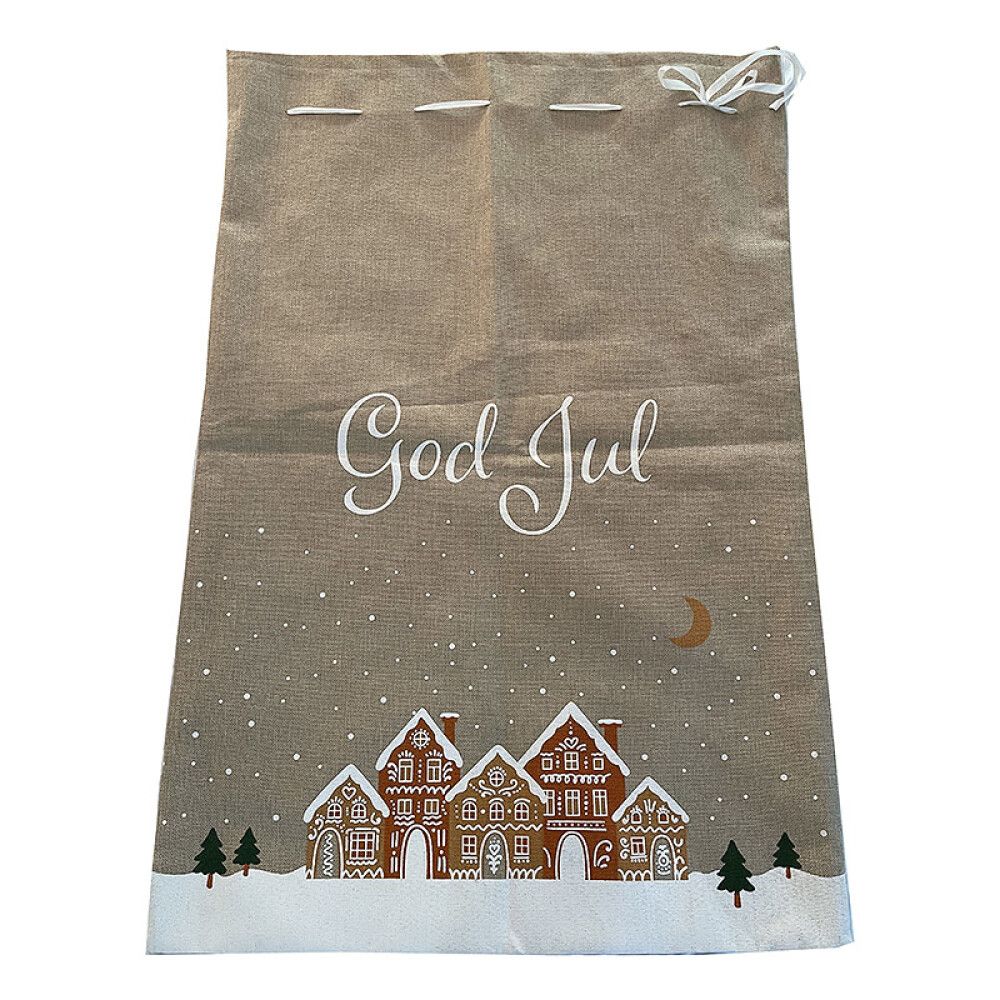 JULEGAVESEKK JUTE 65X95CM NATUR
