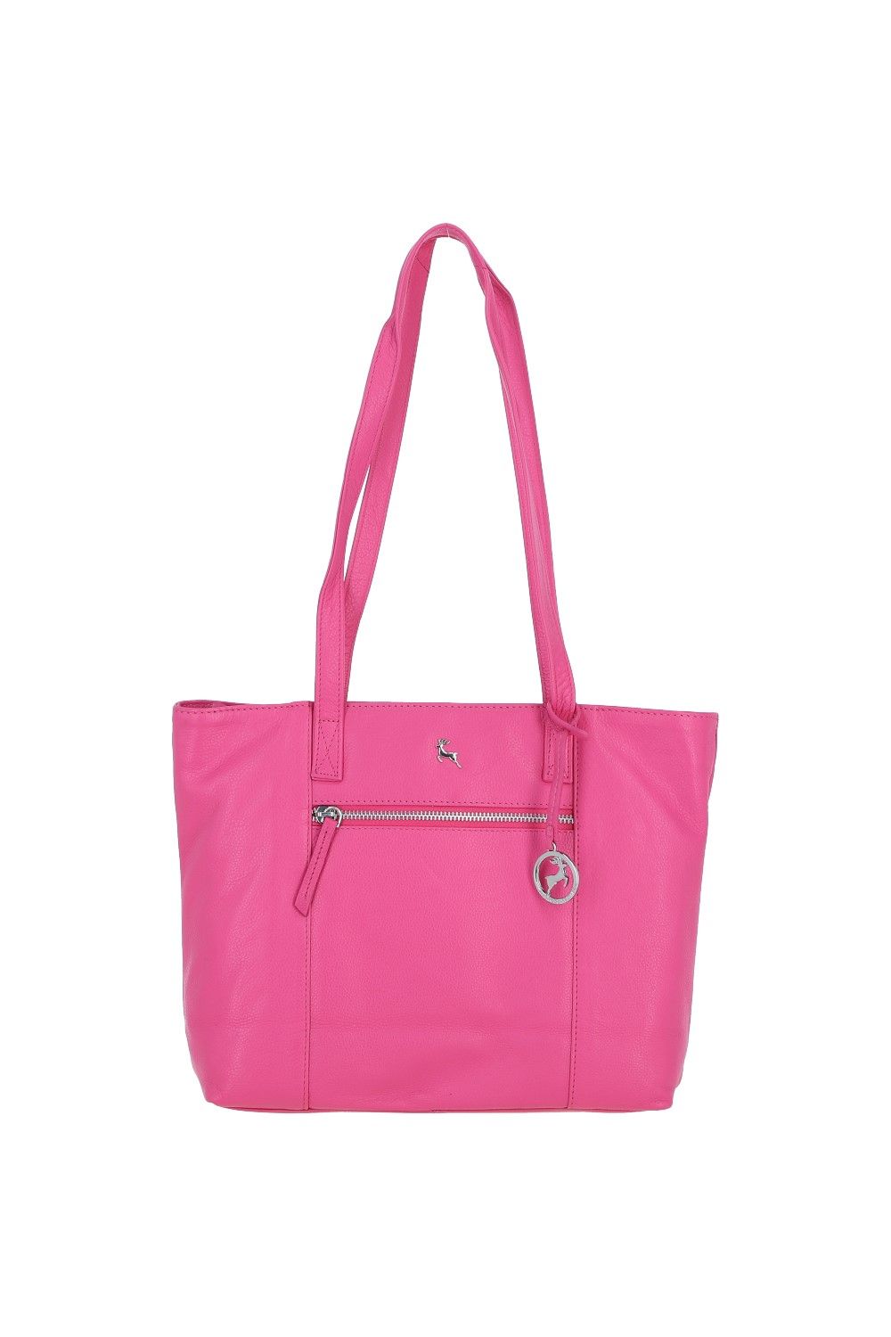 Ashwood Leather Bray' Designer Leather Shoulder Bag with Secure Zip Pocket