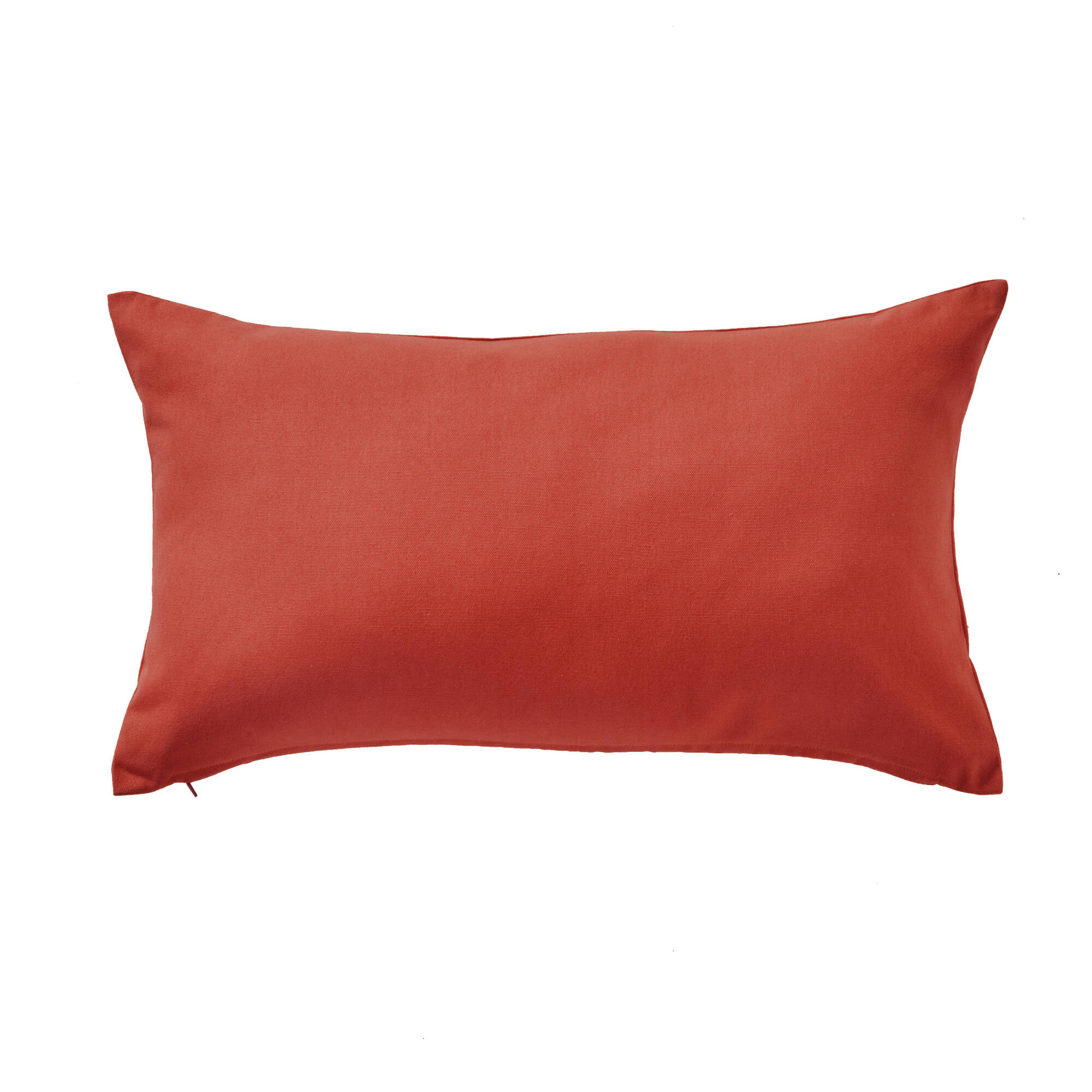 Housse de coussin unie bachette - lot de 2