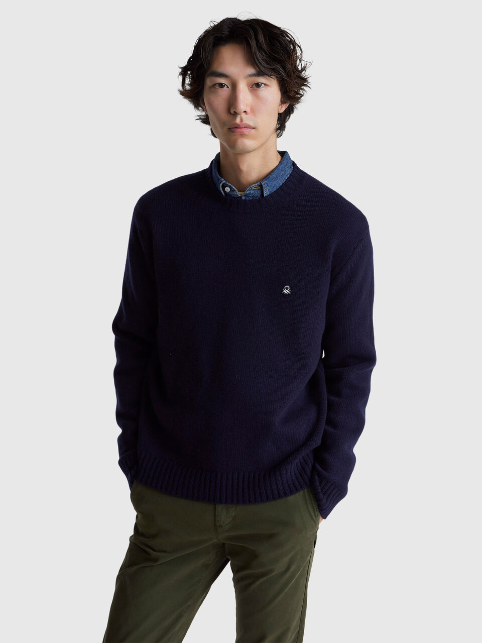 Sweater in wool blend