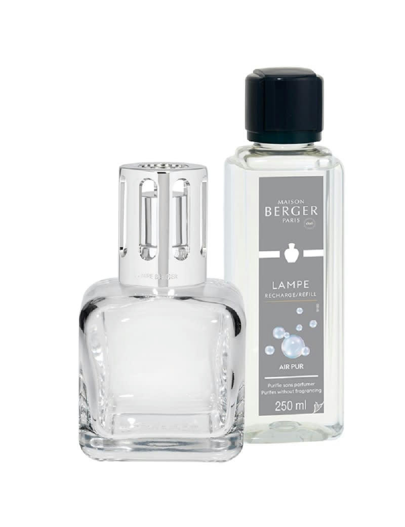 GLAÇON - Coffret lampe Berger Glaçon transparente