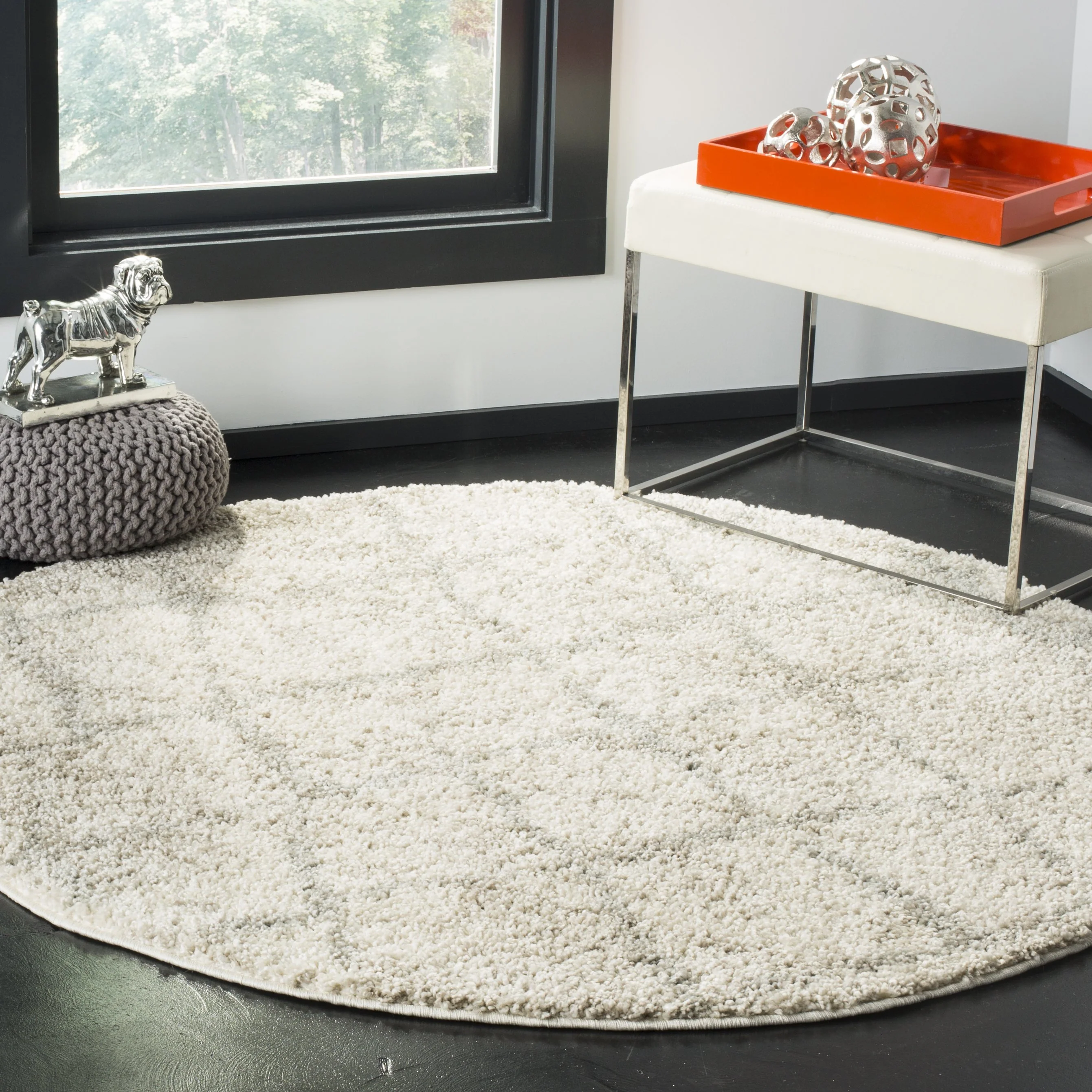 Vloerkleed Nora rond Zand