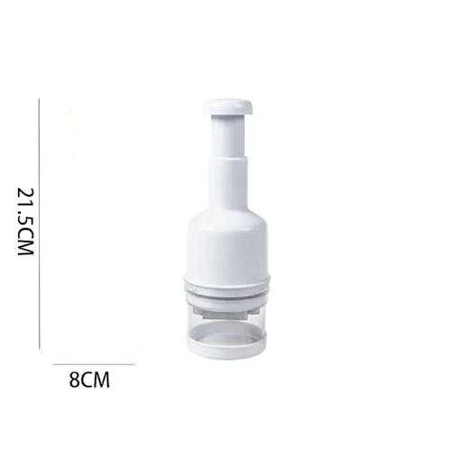 NNEOBA Stainless Steel Onion Chopper &ndash; Hand-Press Food Cutter & Slicer