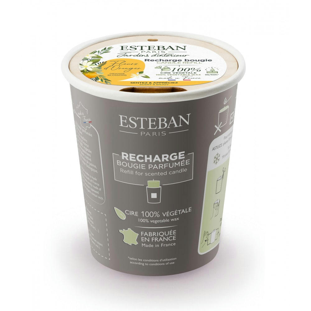 FLEURS D’ORANGER - Recharge pour bougie parfumée 180g