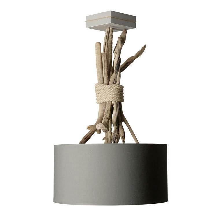 ESPRIT DE LAGON - Suspension en bois gris