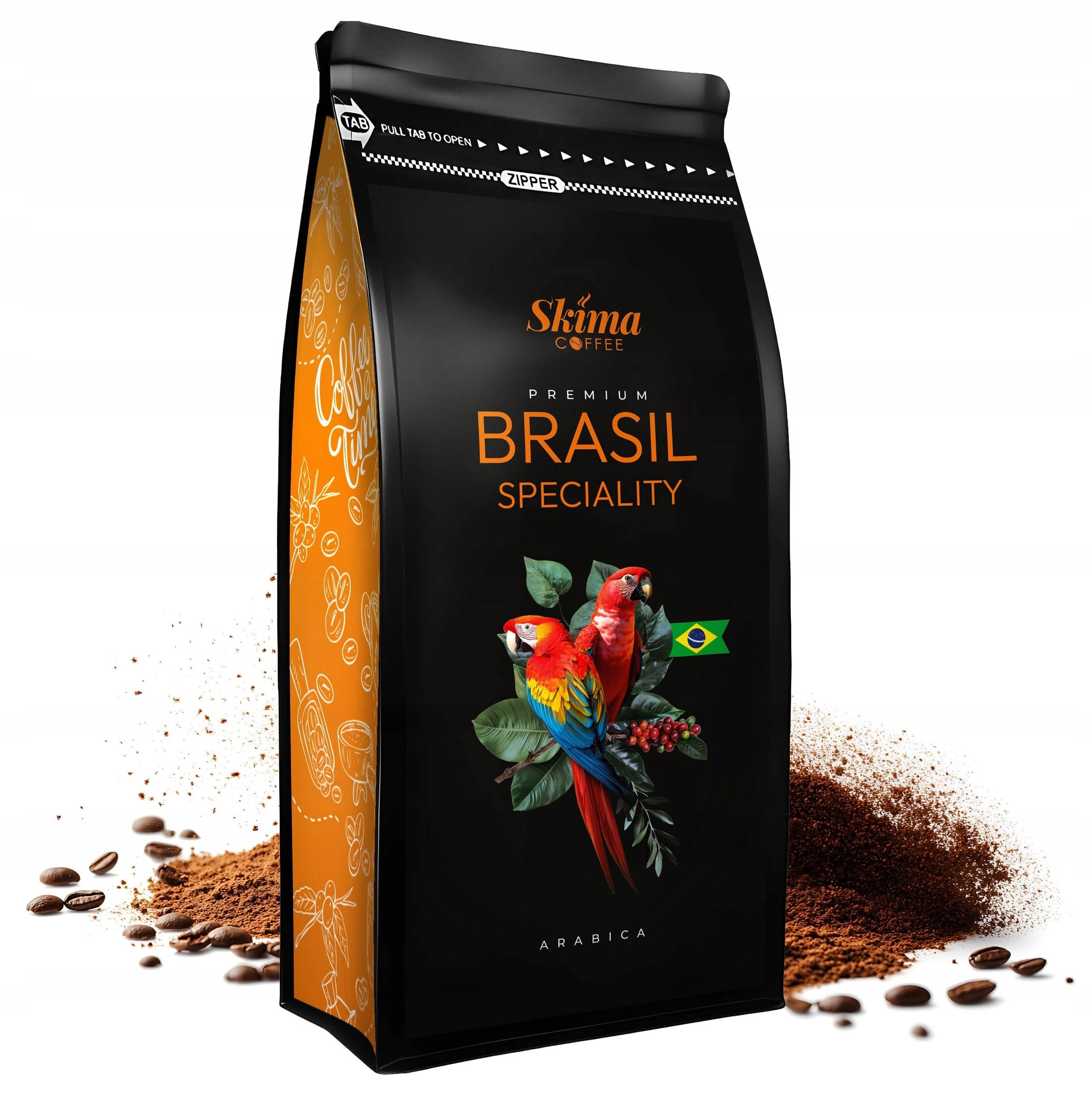 Kawa Mielona 500g Brazylia Speciality 100% Arabica Świeżo Palona