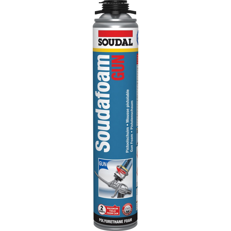 Mousse PU Soudafoam Gun 750 ml SOUDAL