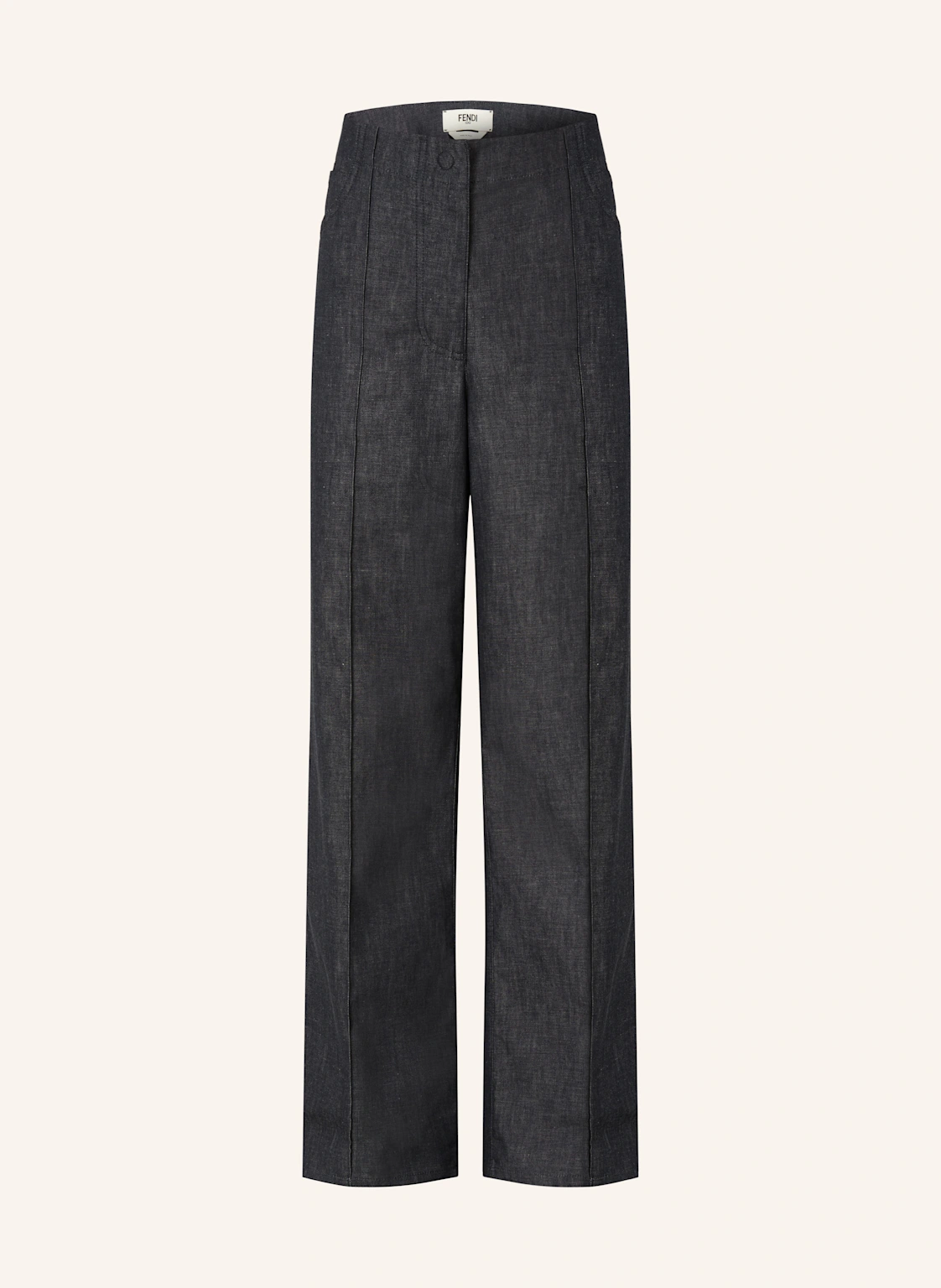 FENDI Marlenehose in Jeansoptik