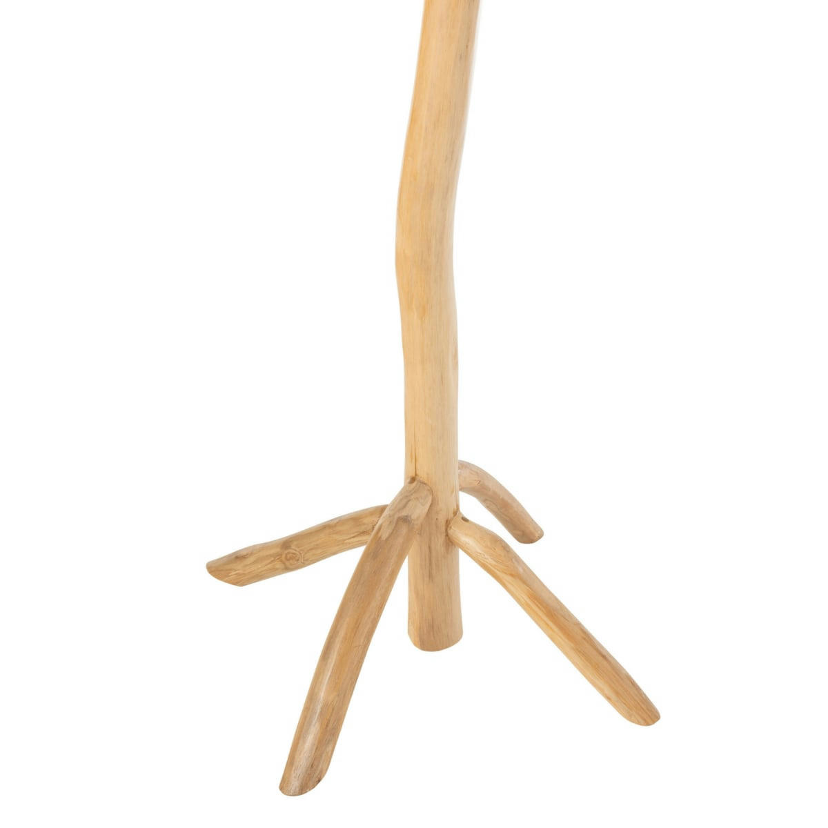 PORTI - Porte-manteau 185cm en bois de frêne clair