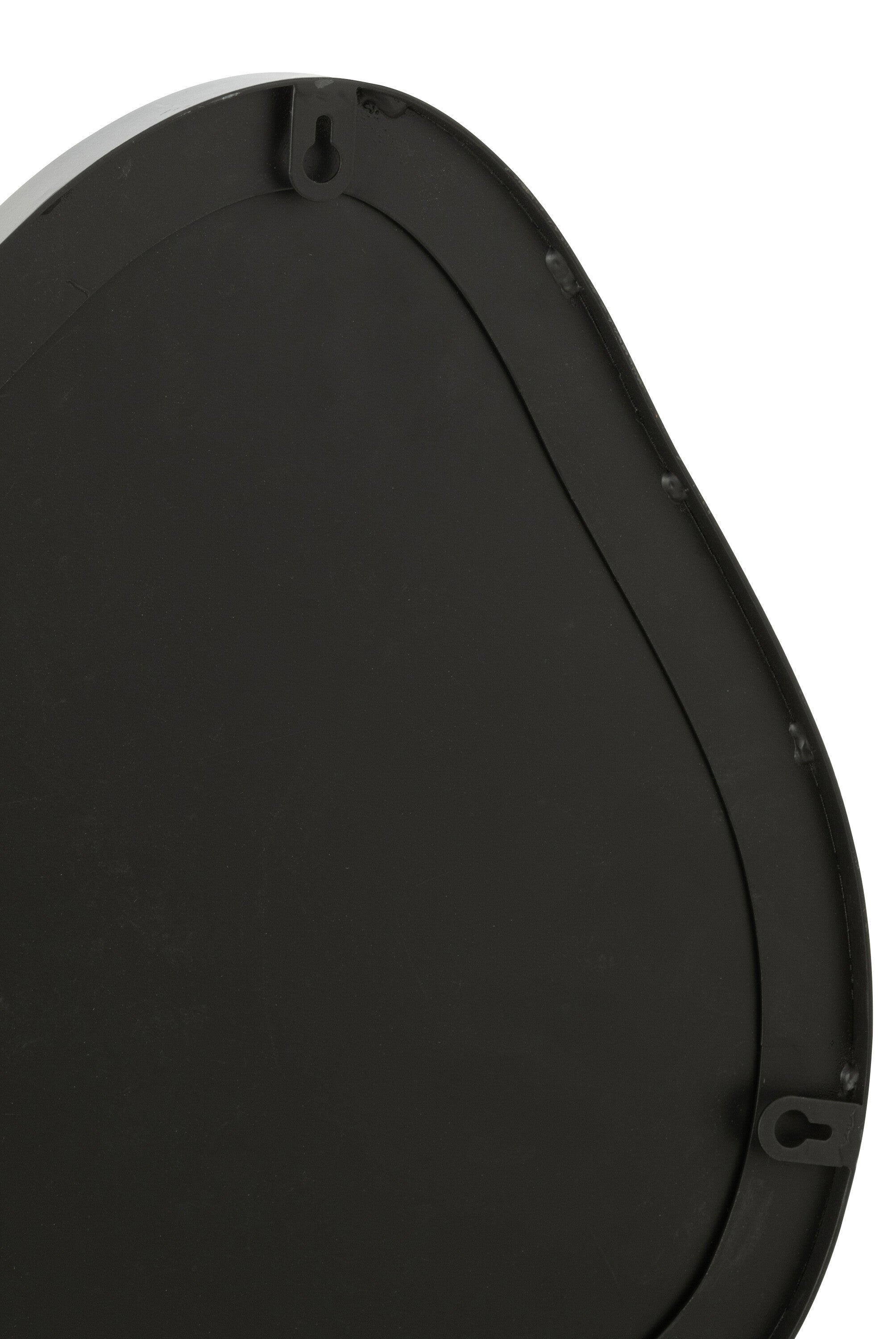 J-Line spiegel Extrema - ijzer glas - zwart - small - 41 x 29 cm