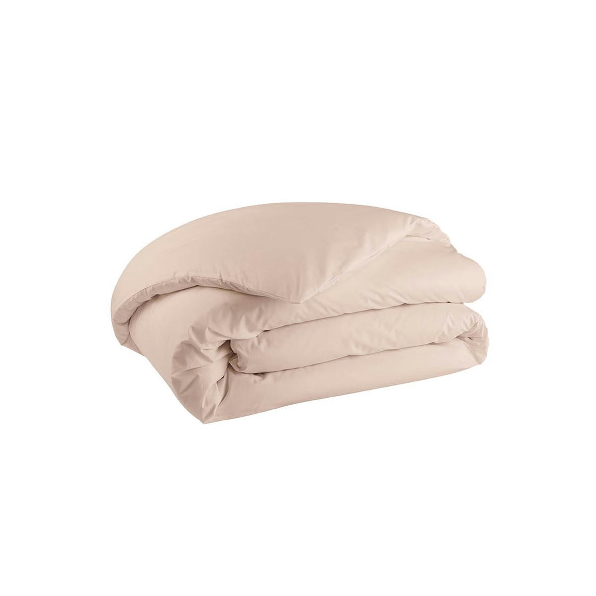 PREMIERE - Parure de lit en percale de coton rose lingerie 240x220