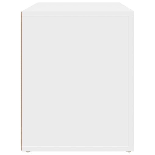 NNEVL Bedside Cabinet White 60x36x45 cm Engineered Wood