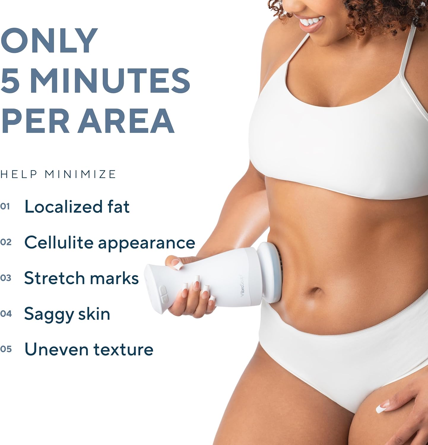 Vibro Sculpt Pro Lymphatic Drainage Massager & Body Sculpting Machine – Anti Cellulite Massager for Stomach, Legs & Arms – Body Contouring & Skin Tightening Device