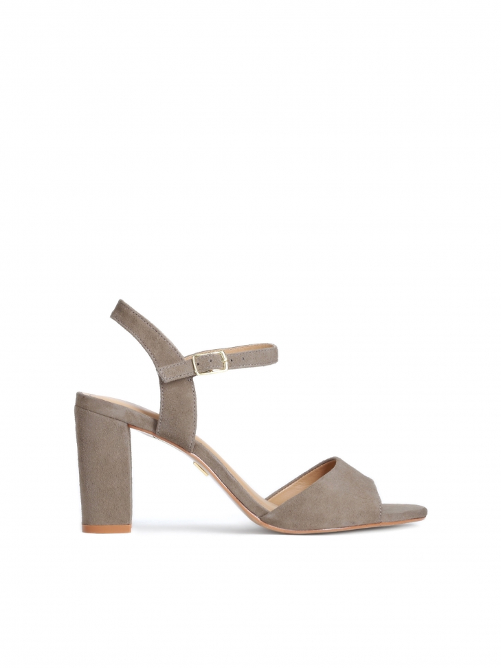Ladies' taupe sandals