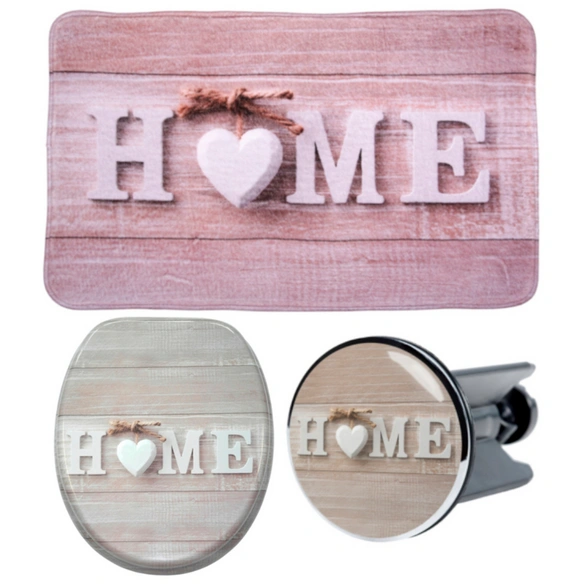 Bad-Accessoire-Set »Home«, 3-teilig