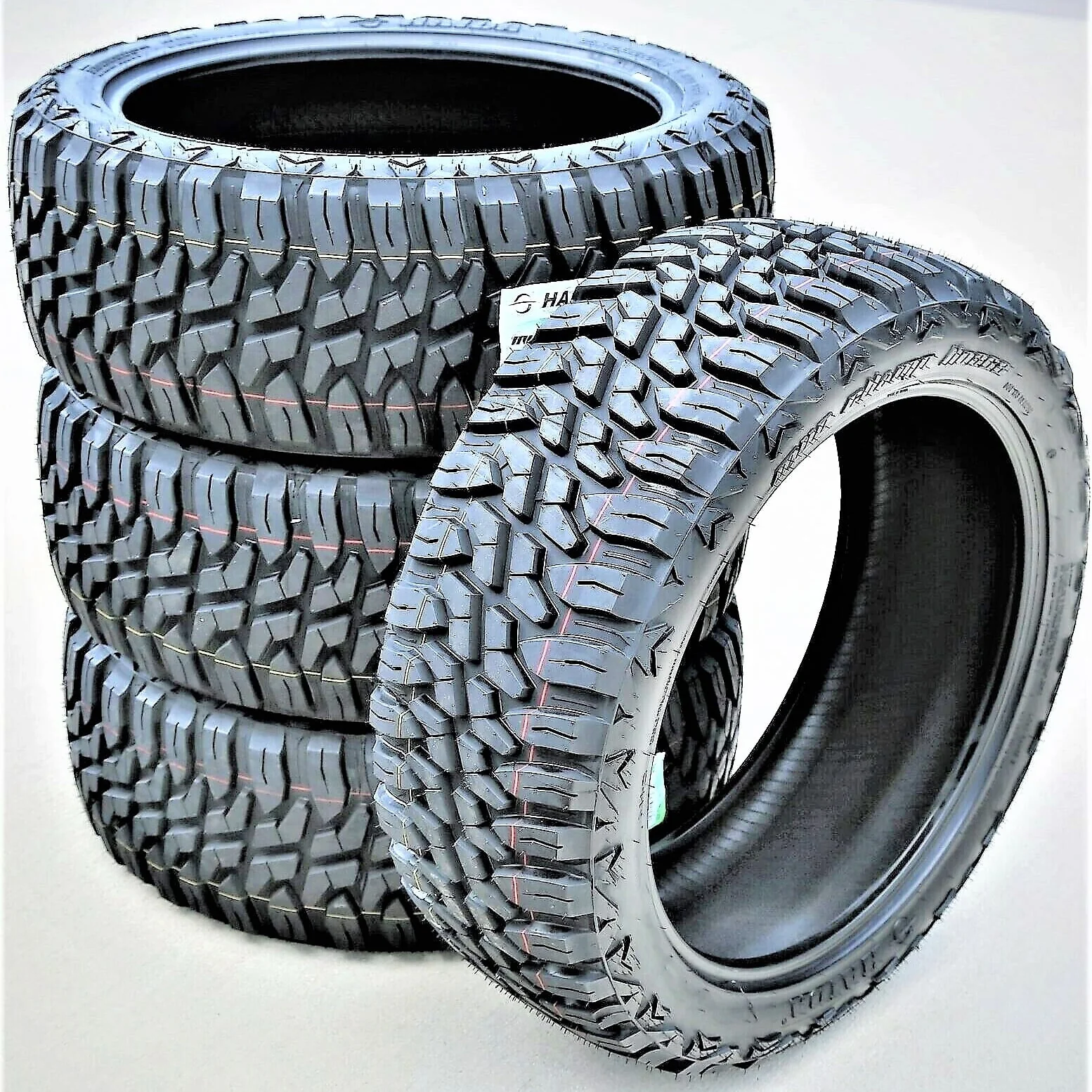 Set of 4 (four) 275/65R20 126/123Q E (10 ply) M/T mud tires