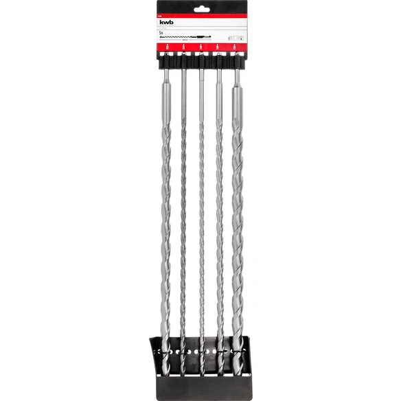 Hammerbohrer-Set »SDS-Plus«, Länge: 600 mm, Ø: 10, 12, 16, 22 und 25 mm
