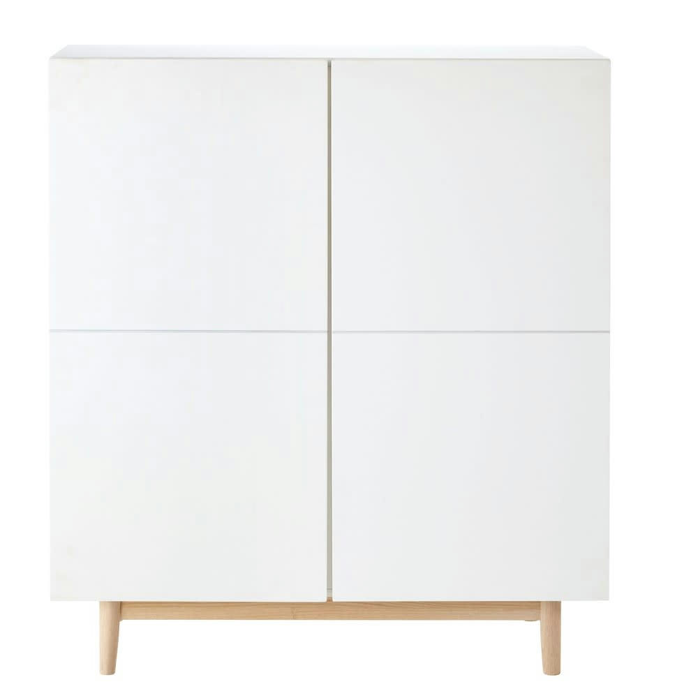 Artic - Cabinet 2 portes blanc