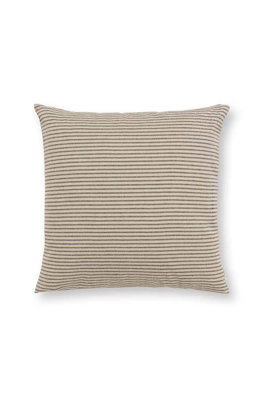 vtwonen Sierkussen - Gestreept - Beige - 50x50cm