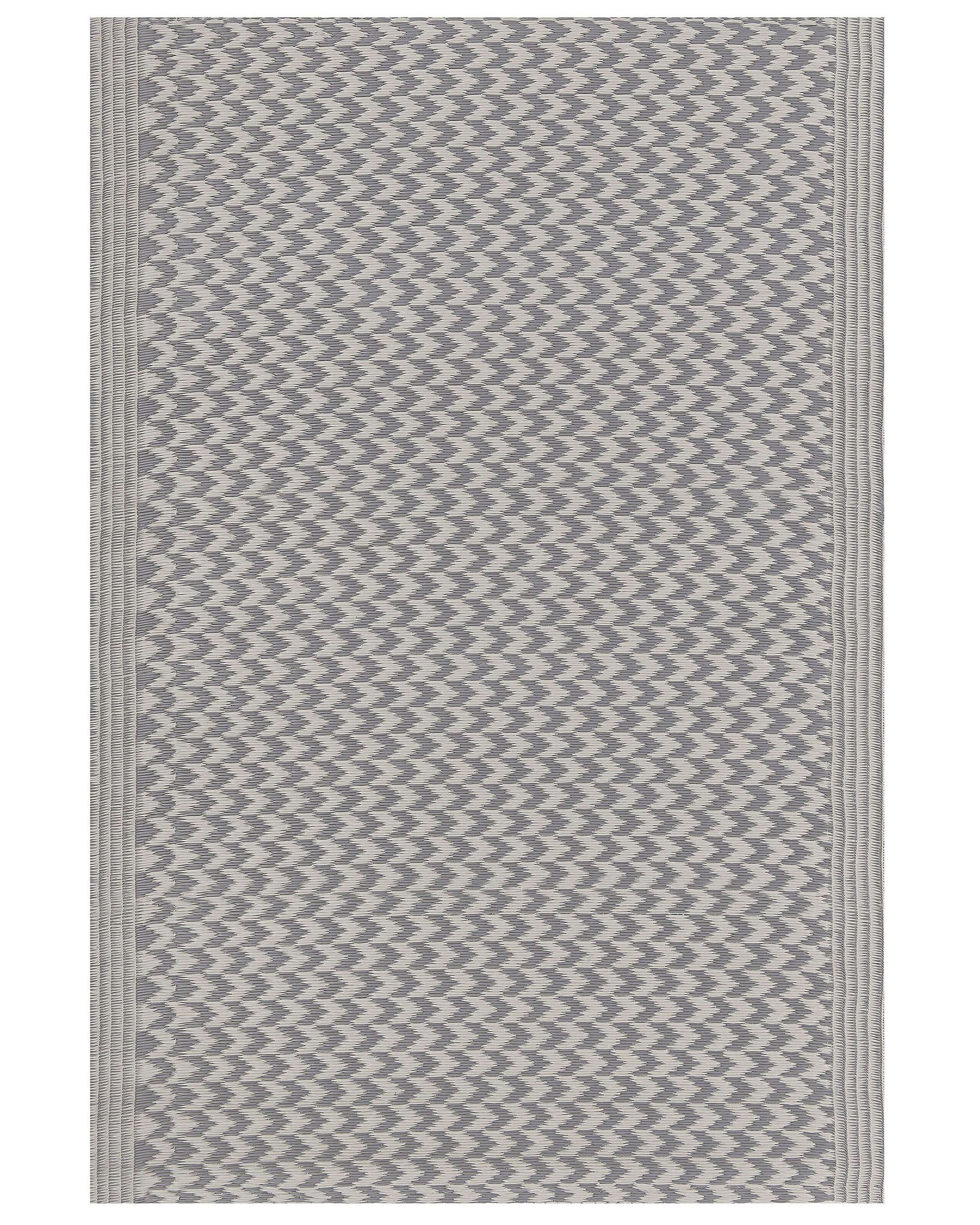 Dywan zewnętrzny 60x90 cm szary