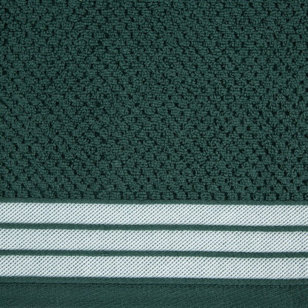 Ręcznik Madlen 50x90 zielony zdobiony bordiurą frotte 500 g/m2