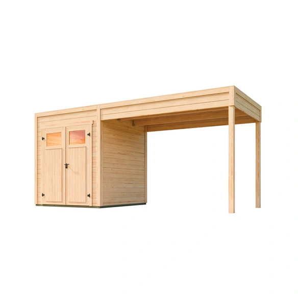 Gartenhaus, »Batu«, LxBxH: 200x200x300 cm, naturfarben