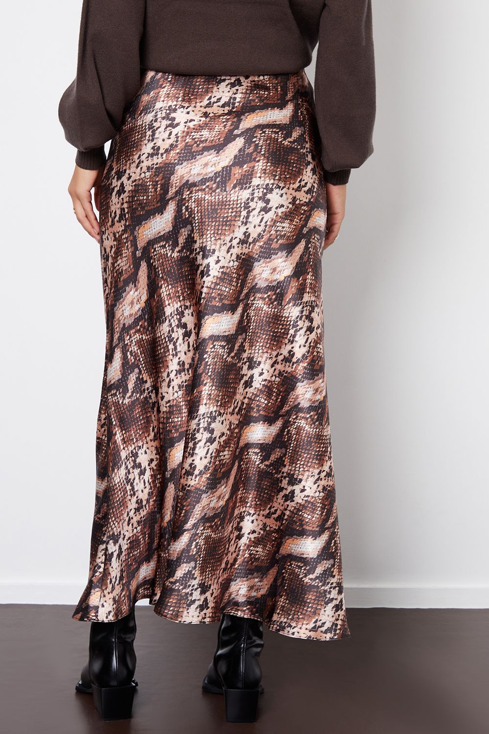 Threadbare Ariel' Satin Maxi Slip Skirt
