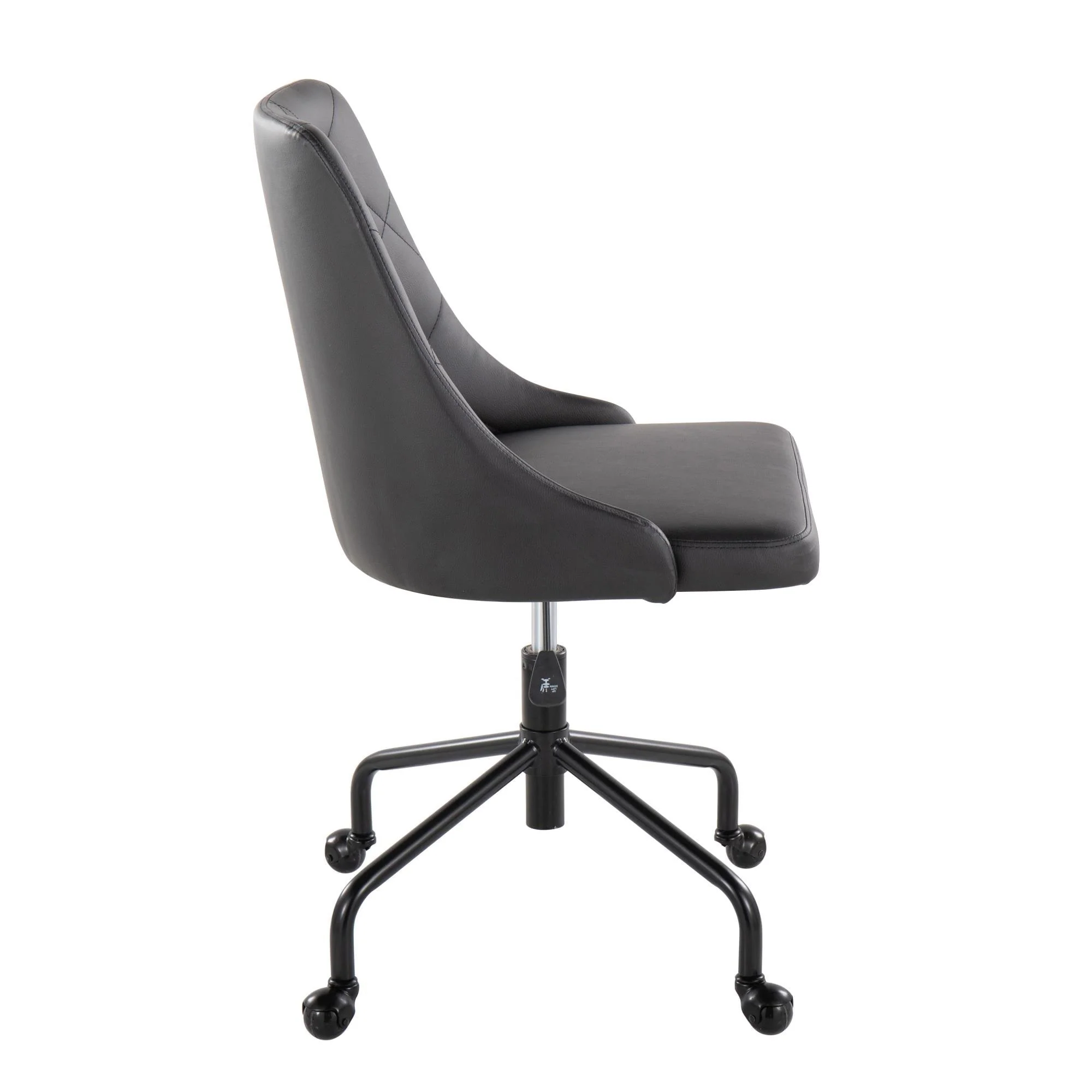 Modern Swivel Task Chair with Adjustable Height and 360-Degree Swivel, Ideal for Office and Home Use.
