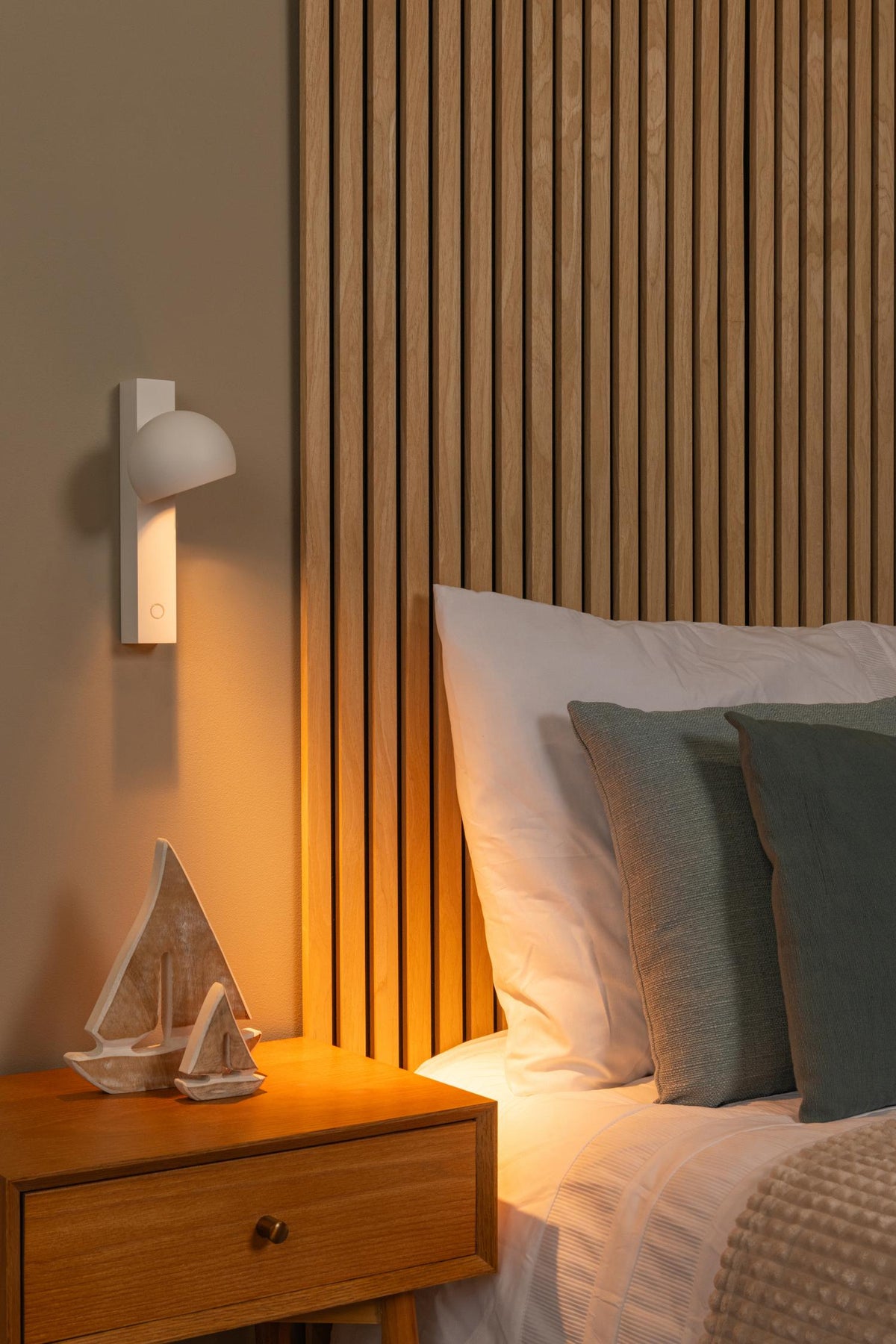Lucide wandlamp ESFERA - Geïntegreerde LED - Wit