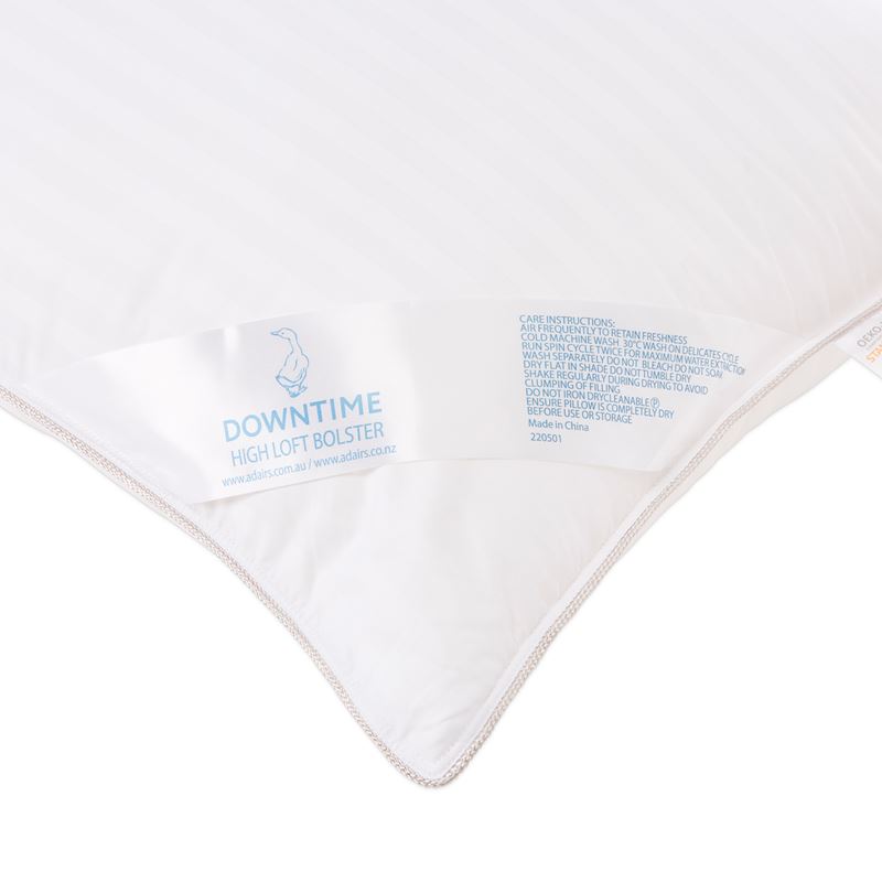 Luxury High Loft Bolster White Bolster Pillow