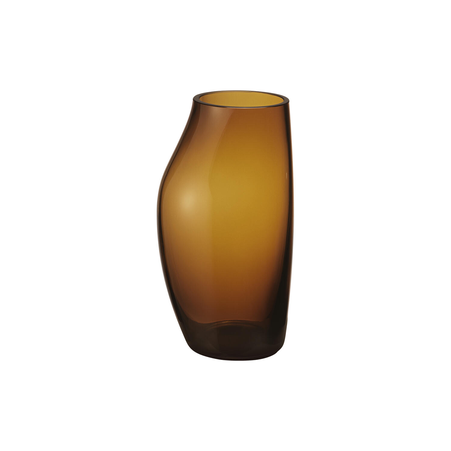 Sky vase, amber