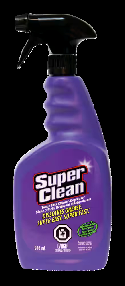 SuperClean Tough Task Car Cleaner and Degreaser Spray, 946-mL
