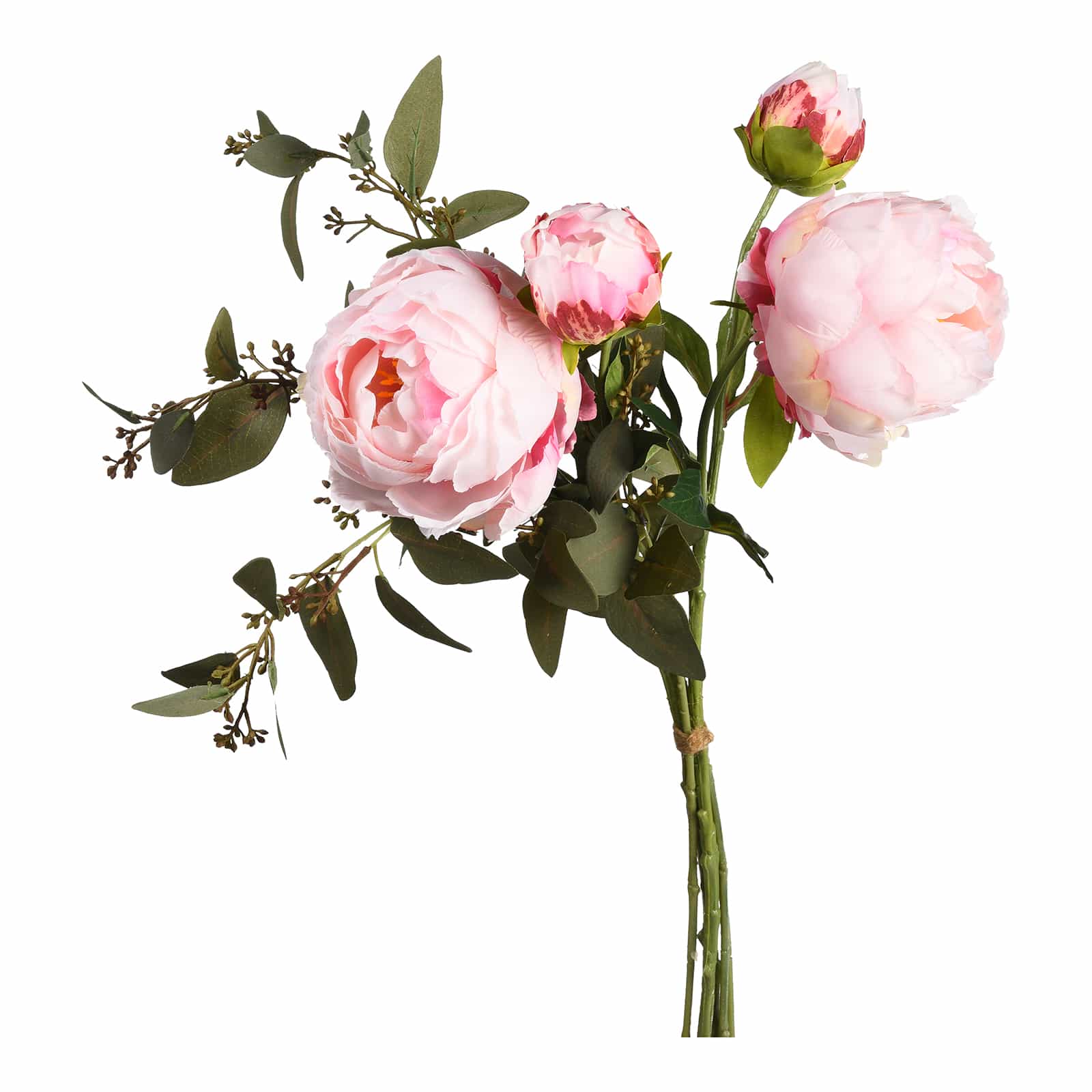 Kunstblumenbund Pfingstrosen Rosa,L 580 mm