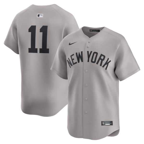 Anthony Volpe New York Yankees Nike Road Limited Player Jersey - Gray/White