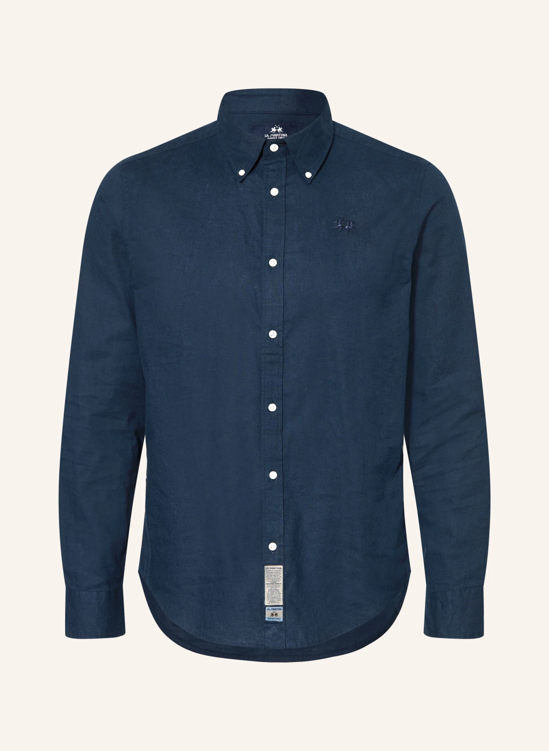 LA MARTINA Hemd Regular Fit mit Leinen