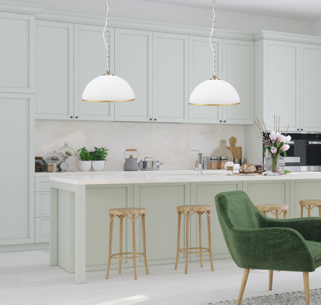 Lampa wisząca złoto-biała SUGAR 1xE27x60W wym: 80x30x30 cm Candellux
