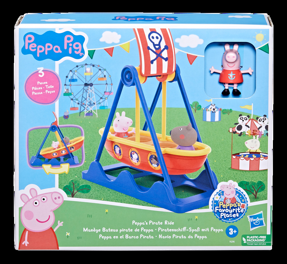 Peppa Swinging Pirate Ship Ride, Ages 3+