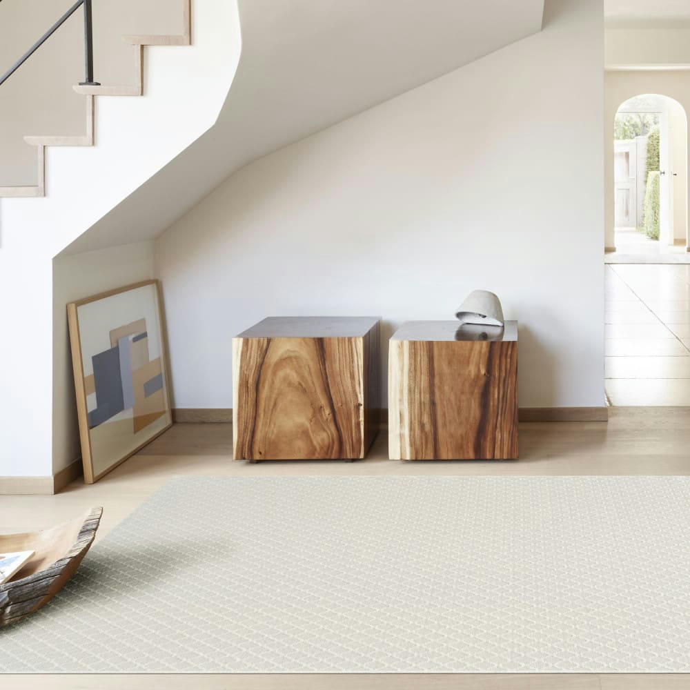 NOOSA IV - Tapis en laine ecru 200x290 cm