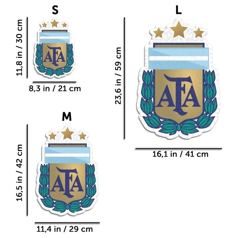Puzzle Nationalmannschaft Argentinien-Logo