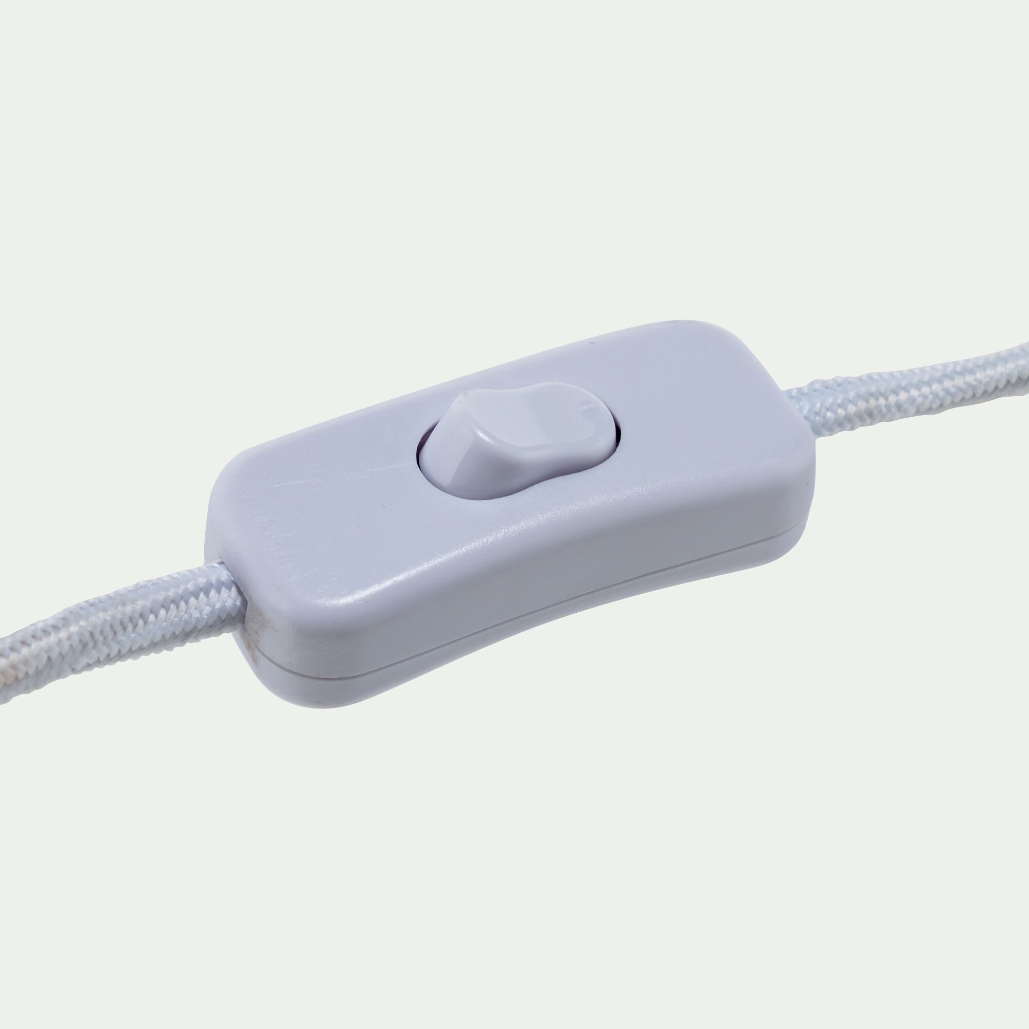 LEANDRE - Pied de lampe électrifié en grès D14.5cm - beige sable