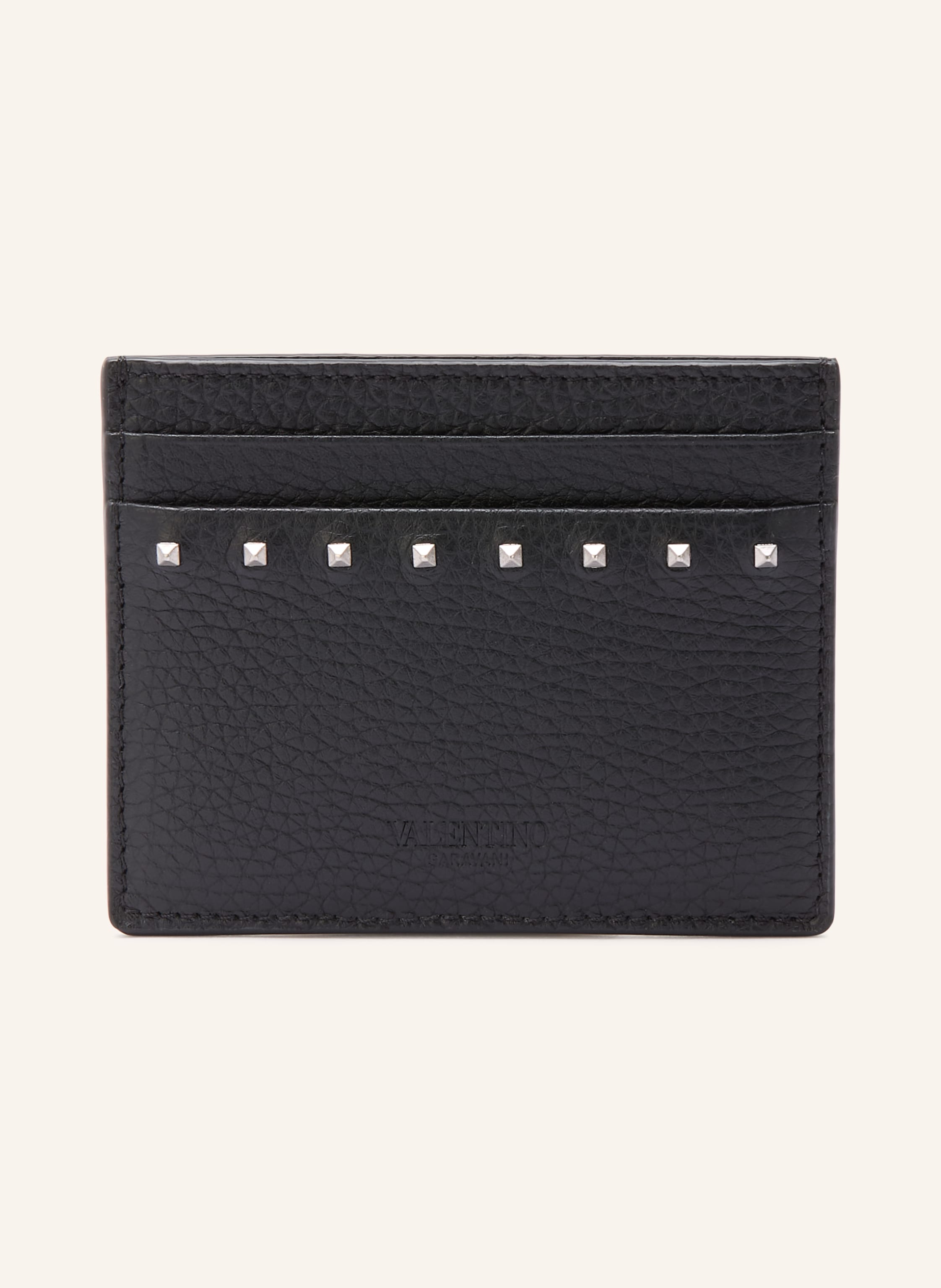 VALENTINO GARAVANI Kartenetui ROCKSTUD mit Nieten